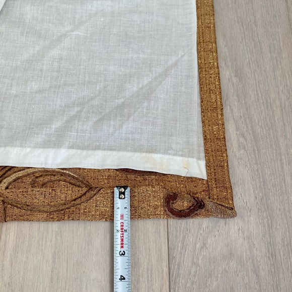 HORCHOW tone on tone curtain - Picture 12 of 12